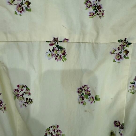 Adam Lippes x RTR Belted Poplin Shirt Dress in Yellow, Size US 2 - Picture 10 of 10